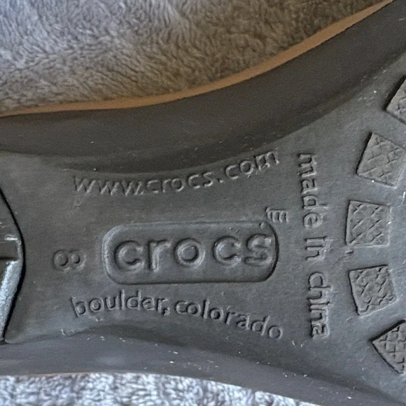 Crocs Women's Sassari Bronze Brown Wedge Slide Slip On Sandals; Sz: 8 - Picture 5 of 10